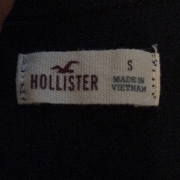 Black Hollister 3/4 Sleeve A-line Dress Small - Picture 5 of 6